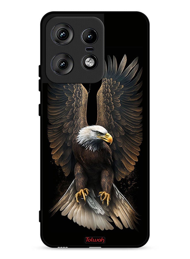 Tolwak Motorola Edge 50 Pro 5G Protective Case Cover Eagle Spread Wings  - Image 1
