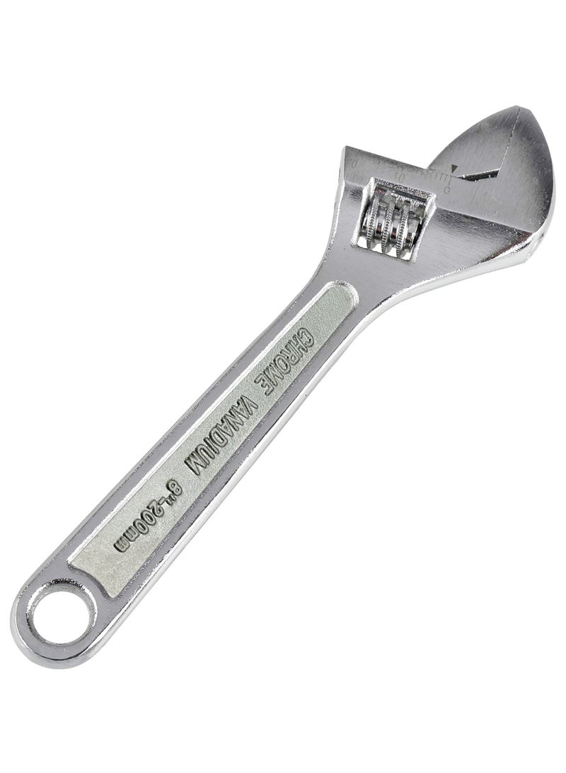 Hero 10 Inch Adjustable Wrench – Cr-V Chrome Vanadium Steel, Heavy Duty Spanner with Scale, Wide Jaw, Rust Resistant, Strong and Durable Hand Tool for Home, Auto, and DIY Repairs - Image 1