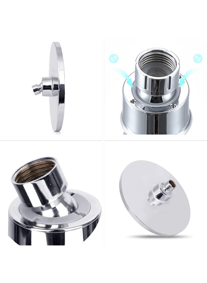 Adjustable High Pressure Shower Head Silver 25 x 8 x 25centigram - Image 3