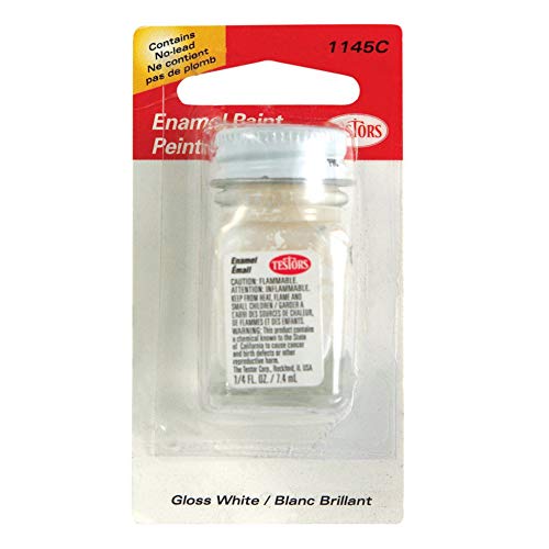 Testors Enamel Paint, Gloss White, 1/4 oz - Image 2