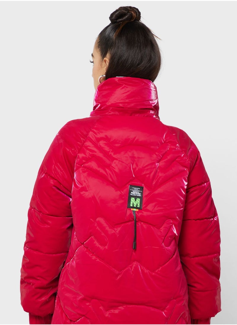 Ginger - Urban Minx Longline Padded Jacket - Image 1