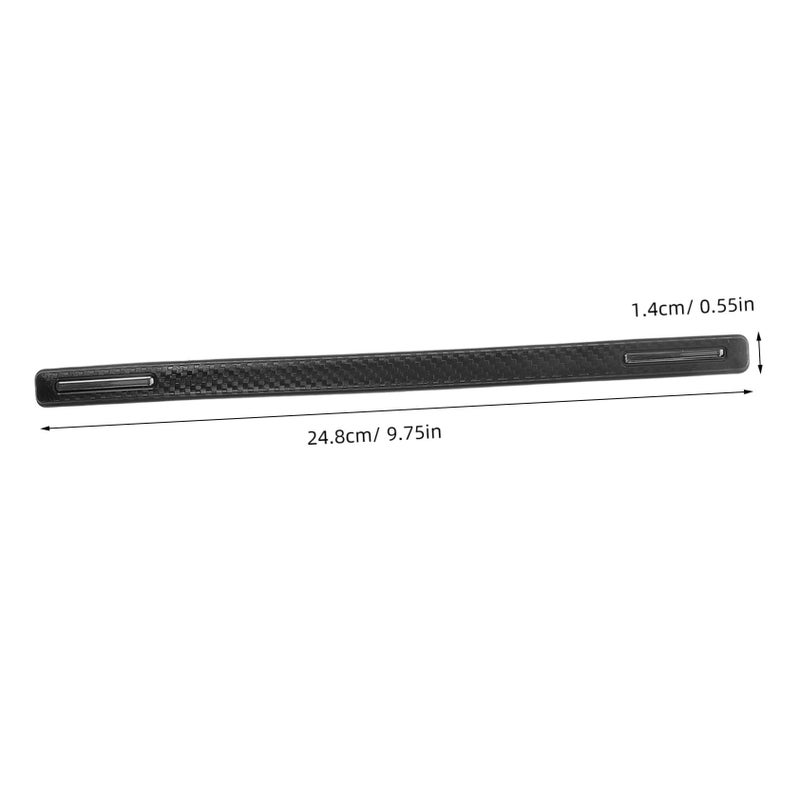 4 Pcs Car Door Edge Protector Trim Strip Black Scratch Resistant Noise Reduction Bumper Guard - Image 3