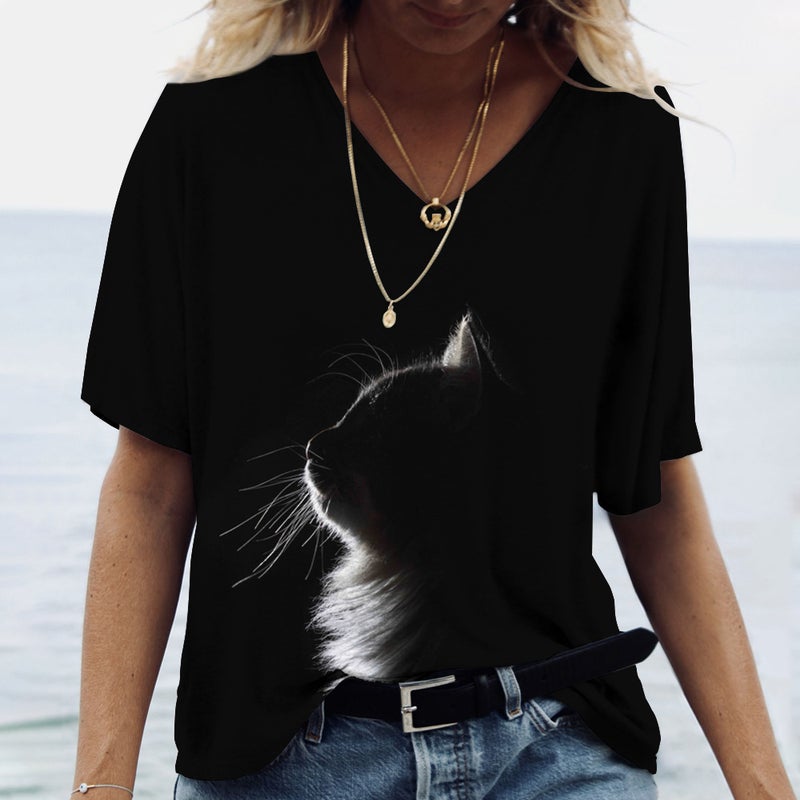 2024 T-Shirt Independent Station Women'S Short-Sleeved Wish Spot Temu - Image 1