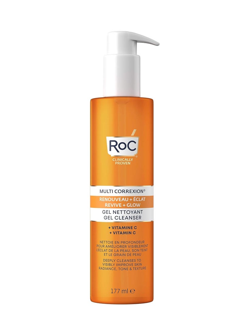RoC - MULTI CORREXION REVIVE + GLOW GEL CREAM CLEANSER 177ML EU - Image 1