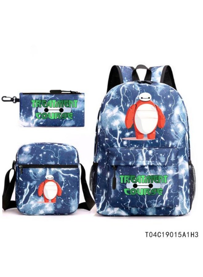 Anime element backpack three-piece set, exquisite design, powerful storage to meet the needs - 311 - Image 1