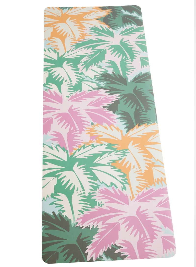 Prickly Pear Prickly Pear 'Bird's Eye' Rollable 4mm PU Yoga Mat with Carry Strap, Stretching Tool