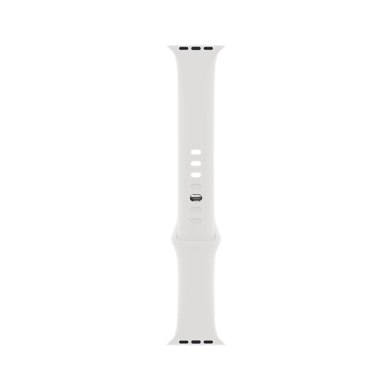 DONEGANI SB Band for Apple Watch Bands Women Men Se Ultra 2 40mm 44mm 46mm 42mm 45mm 41mm 38mm 49mm Series 10 9 8 7 6 5 4 3 iWatch Sport Strap Silicone White - Image 3