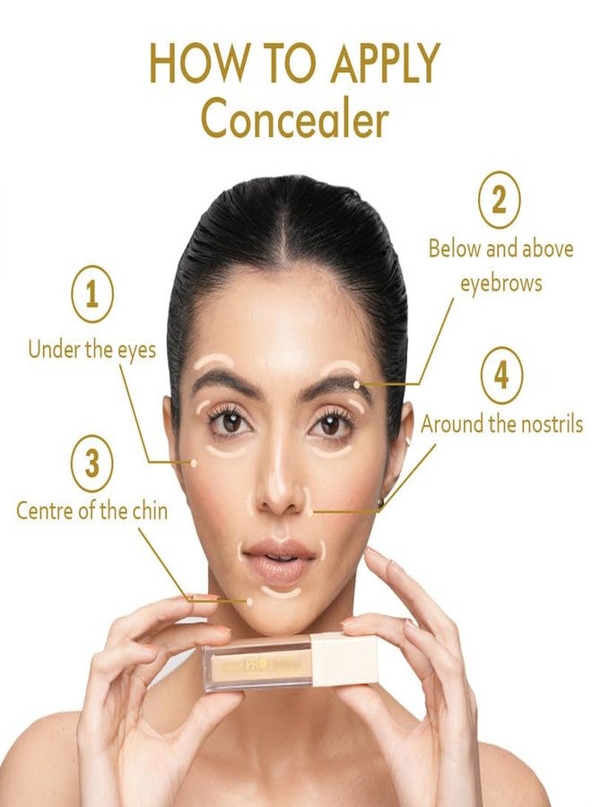 INSIGHT Professional Ultimate Cover Concealer (LN-08) | Lightweight, Long-Lasting & Waterproof | Enriched with Vitamin E & Coffee Seed Oil - 20g - Image 3