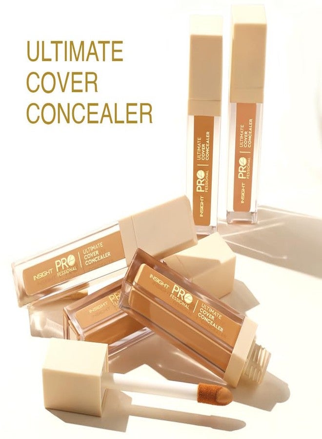 INSIGHT Professional Ultimate Cover Concealer (LN-08) | Lightweight, Long-Lasting & Waterproof | Enriched with Vitamin E & Coffee Seed Oil - 20g - Image 5
