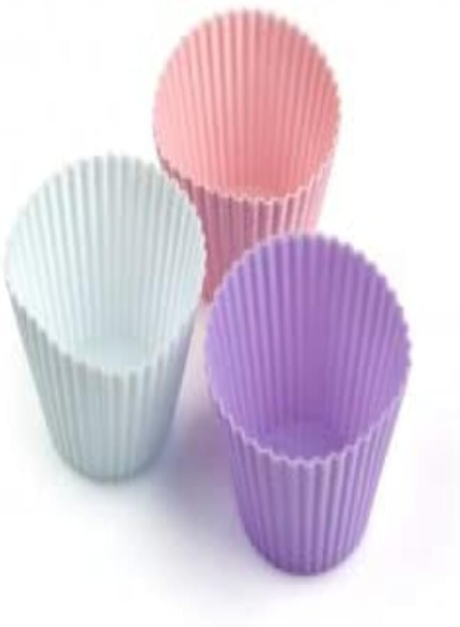 Silicone Jelly Round Shape Cake Mold Cupcake - 6 Count