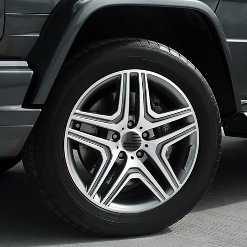 KIFIDAN 4PCS American Flag Car Wheel Center Caps Sticker,Wheel Hub Caps Sticker Compatible with 56mm/2.2 Inch Wheel Hub Caps,Automotive Exterior Accessories Center Caps for Rims Car Decorations (Black Flag) - Image 5