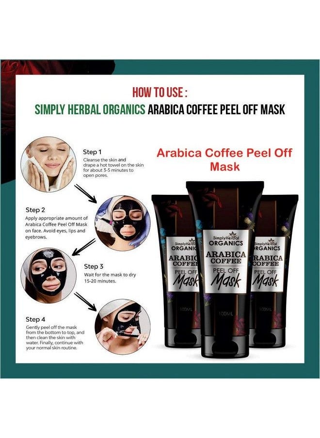 Simply Herbal - Organics Arabica Coffee Peel Off Mask With Aloe Vera Extract - Image 1