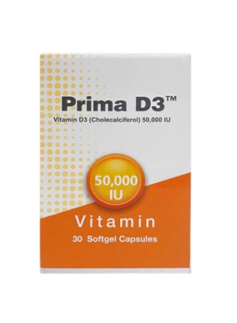 PRIMA Prima Vitamin D 50,000 IU 