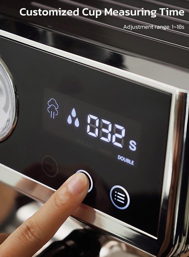 هيبرو آلة القهوة hi166-Barista Pro ، نظام غلاية القهوة ، فول لإسبريسو ، طقم كامل لمطعم فندق المقهى ، H7A ، 20Bar ، - Image 5