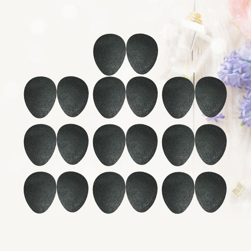 10 Pairs Anti- Forefoot Shoes Pad Cowhells Shoe Insoles Adhesive Half Insoles (Large) - Image 1