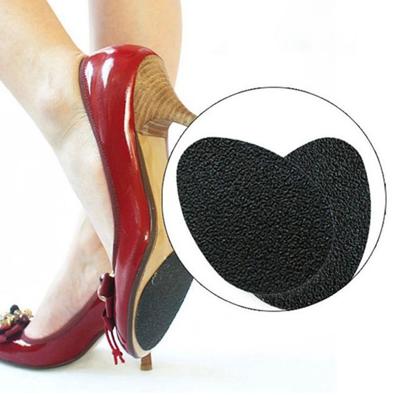10 Pairs Anti- Forefoot Shoes Pad Cowhells Shoe Insoles Adhesive Half Insoles (Large) - Image 4