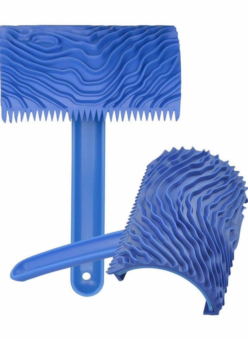 Y&D Wood Texture Roller Graining Tool, Rubber DIY Art Wallpaper Imitation Grain Painting Tool - Image 1