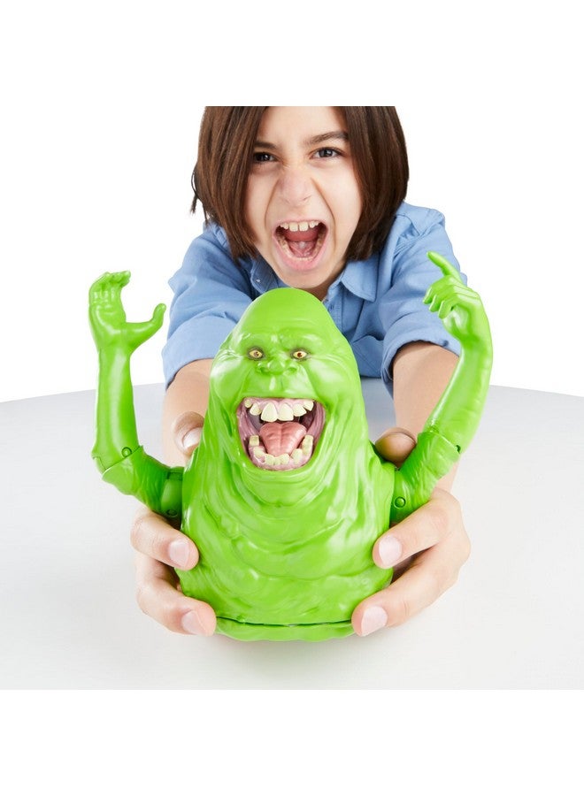 GHOSTBUSTERS Squash & Squeeze Slimer Animatronic Toy, 40+ Sound Effects, Interactive 7-Inch Green Ghost, Toys For Ages 4+ - Image 5