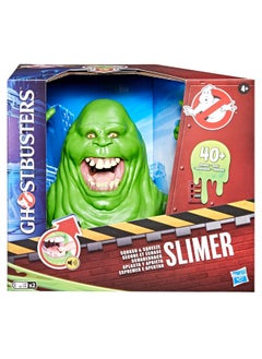 GHOSTBUSTERS Squash & Squeeze Slimer Animatronic Toy, 40+ Sound Effects, Interactive 7-Inch Green Ghost, Toys For Ages 4+  - Image 2