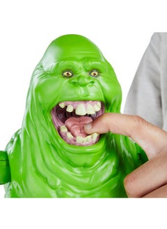 GHOSTBUSTERS Squash & Squeeze Slimer Animatronic Toy, 40+ Sound Effects, Interactive 7-Inch Green Ghost, Toys For Ages 4+  - Image 3