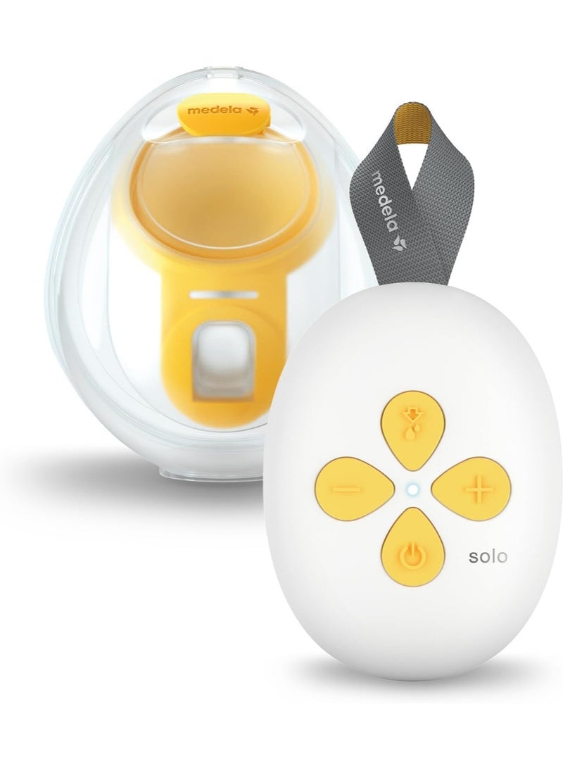 Medela Solo Hands-Free Single Electric Breast Pump, Lightweight and Compact Design, Compatible with Medela Family App - Image 1