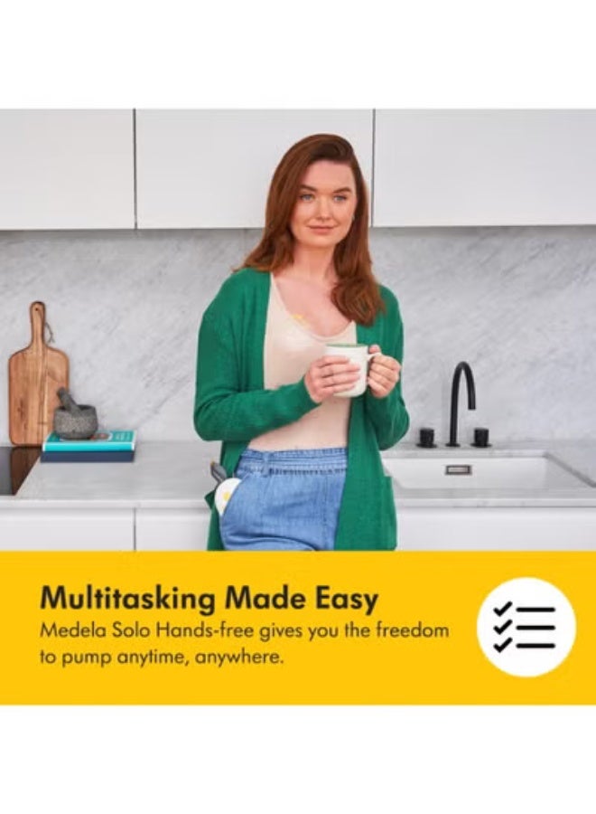 Medela Solo Hands-Free Single Electric Breast Pump, Lightweight and Compact Design, Compatible with Medela Family App - Image 3
