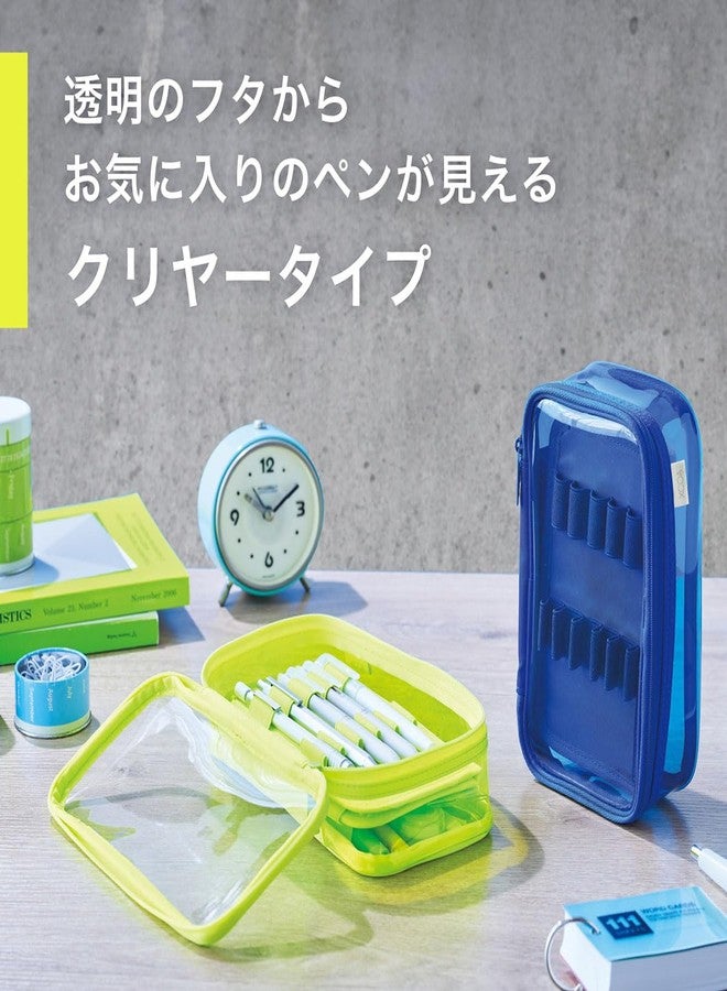 Lihit lab. Pen Case XCOA Neon Yellow - Image 3