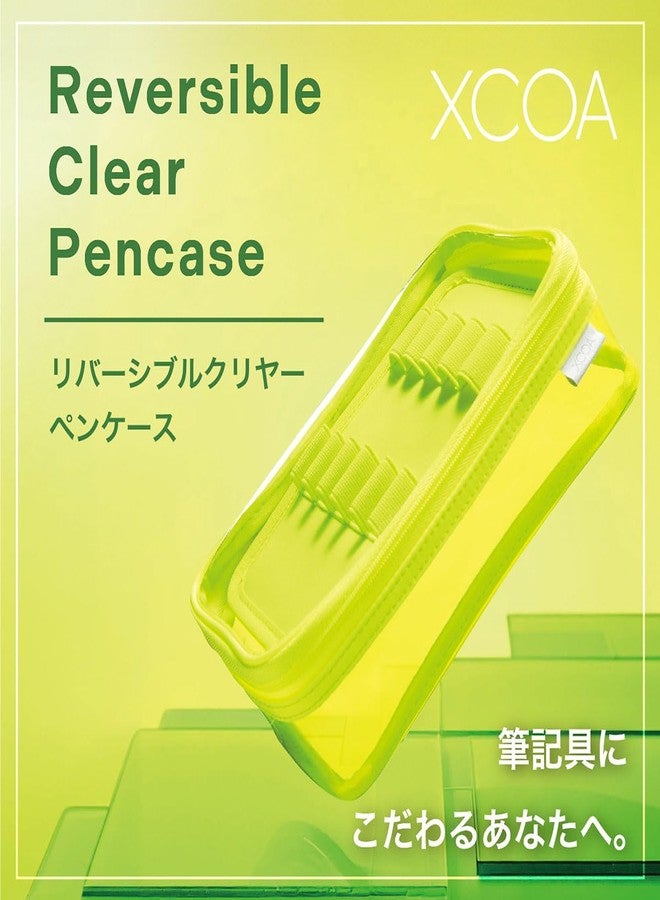 Lihit lab. Pen Case XCOA Neon Yellow - Image 2