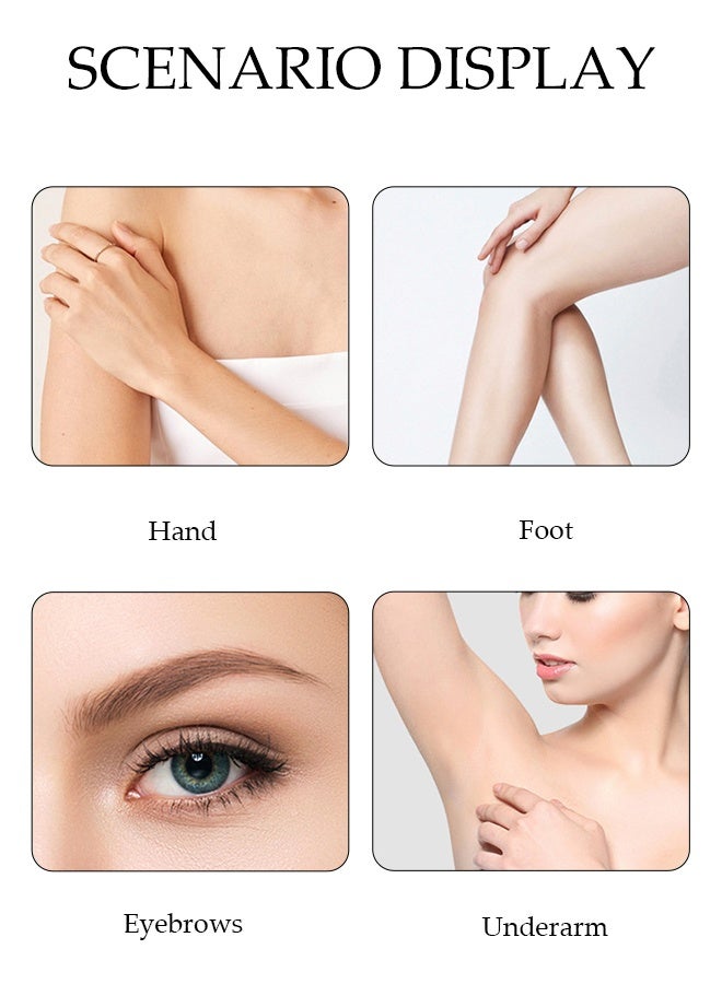 DUNISO 4 in 1 Hair Removal, Rechargeable Bikini Trimmer for Women, Gentle and Safe Shaving for Pubic Hair and Intimate Areas, Type-C Charging, Cordless Electric Razor for Women - Image 4