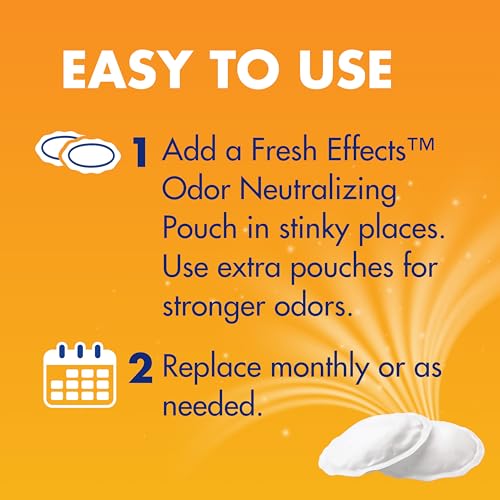 Arm & Hammer Fresh Effects Odor Neutralizing Baking Soda Pouches, Unscented Deodorizer for Long Lasting Freshness in Shoes, Gym Bags, & Small Spaces, 5 count - Image 2