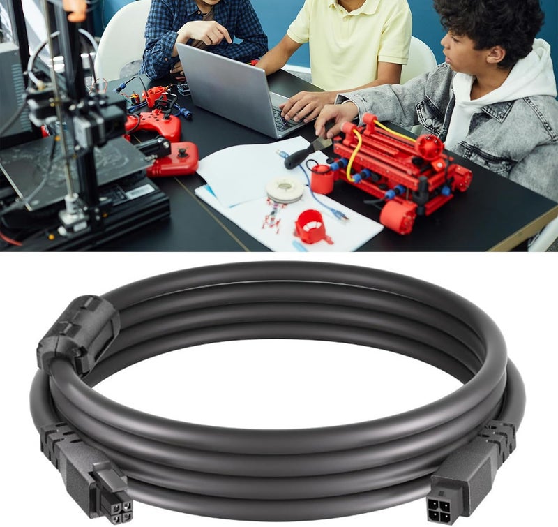 Duty 4Pin Connector Cable for Printers, High Purity Copper Extension Cord Replacement Extension Cable with Connector - Image 2