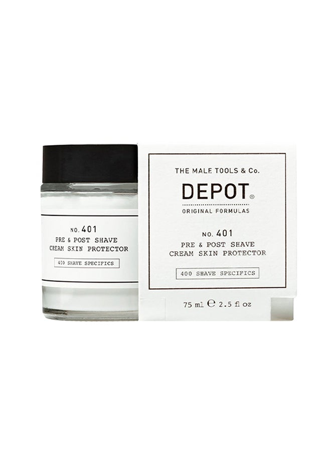 Depot كريم حلاقة 2 في 1 - يلين البشرة والشعر قبل الحلاقة، يهدئ ويرطب البشرة بعد الحلاقة (75 مل) - Image 1