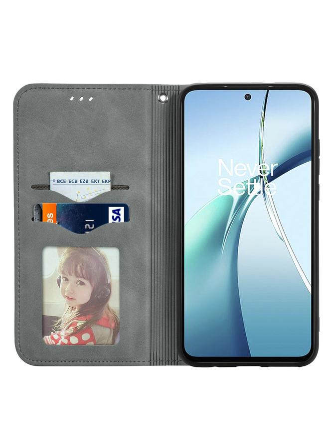 S-TOP Case For Nothing Phone 2a Plus Retro Skin Feel Magnetic Flip Leather Phone Case - Image 3