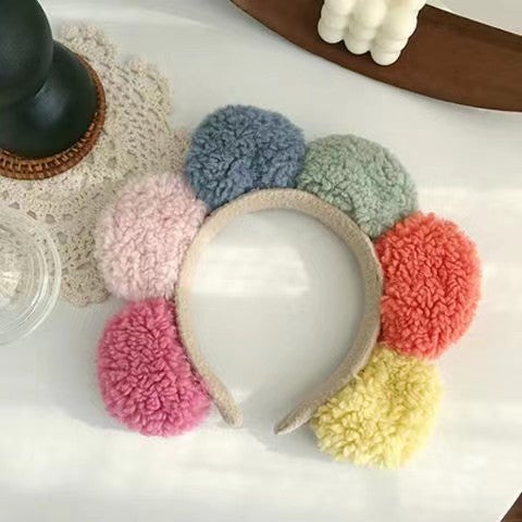 Generic Hair Hoop Womens Face Washing Internet Celebrant Cute Sunflower Hair Belt Non-Slip Facial Mask Hair Accessories Korean Style Sweet Girls Bangs 1# color system
