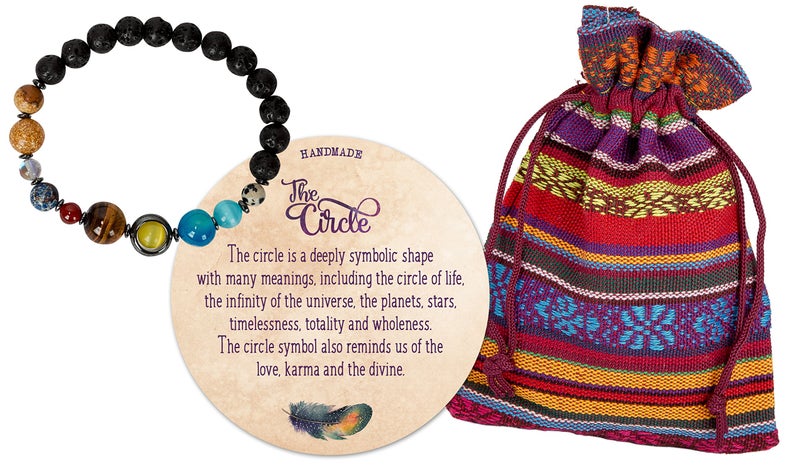 SPUNKYsoul Solar System Earth Planets Bracelet Universe Galaxy His, Men, Him Man Jewelry Gifts Space for Men (His) - Image 4