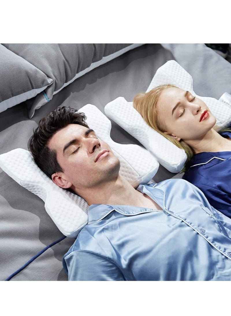 ELTRAZONE Memory Foam Pillow with Arm Hole,Anti-Hand Numb Desk Nap Sleeping Pillow Multifunction Health Neck Couple Pillow 2019 Patent,1Pack - Image 5