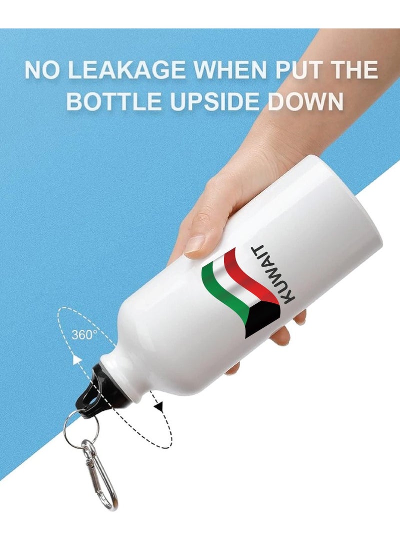 PRINTSHOP4ME Kuwait National Day Water Flask - Celebrate with the City Skyline - Aluminum Sports Water Bottle - Perfect for Gifts and Hydration - Image 3