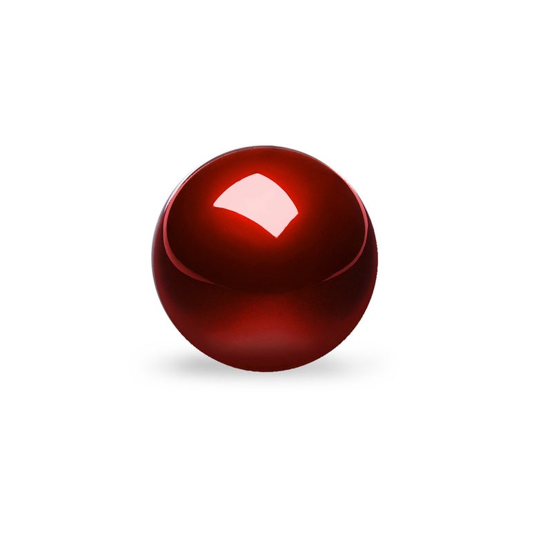 Perixx Peripro-304 Trackball, 2.17 Inch Large Replacement Ball for Periboard and Kensington Mouse, Glossy Red, 18033 - Image 1