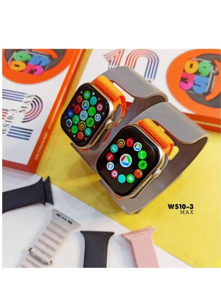 ويزمي ساعة Wisme WS10-3 Max الذكية 5+1 | جهاز تتبع اللياقة البدنية مع معدل ضربات القلب، وأنماط رياضية، وإشعارات، وعمر بطارية طويل - متوافقة مع نظامي Android وiOS - Image 4