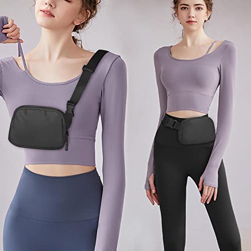 Amazerbst Belt Bag, Fanny Pack, Everywhere Belt Bag,40 Inch Adjustable Strap, for Women and Men,Waterproof - Image 4