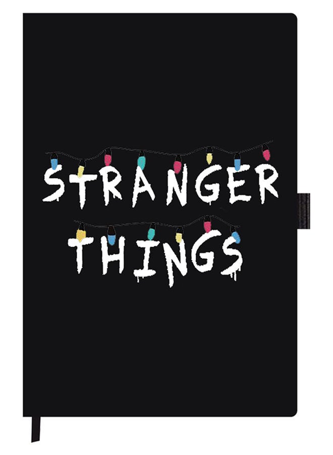 Theodor دفتر ملاحظات مصمم A5 سميك بغلاف أسود من سترينجر ثينغز - Image 1