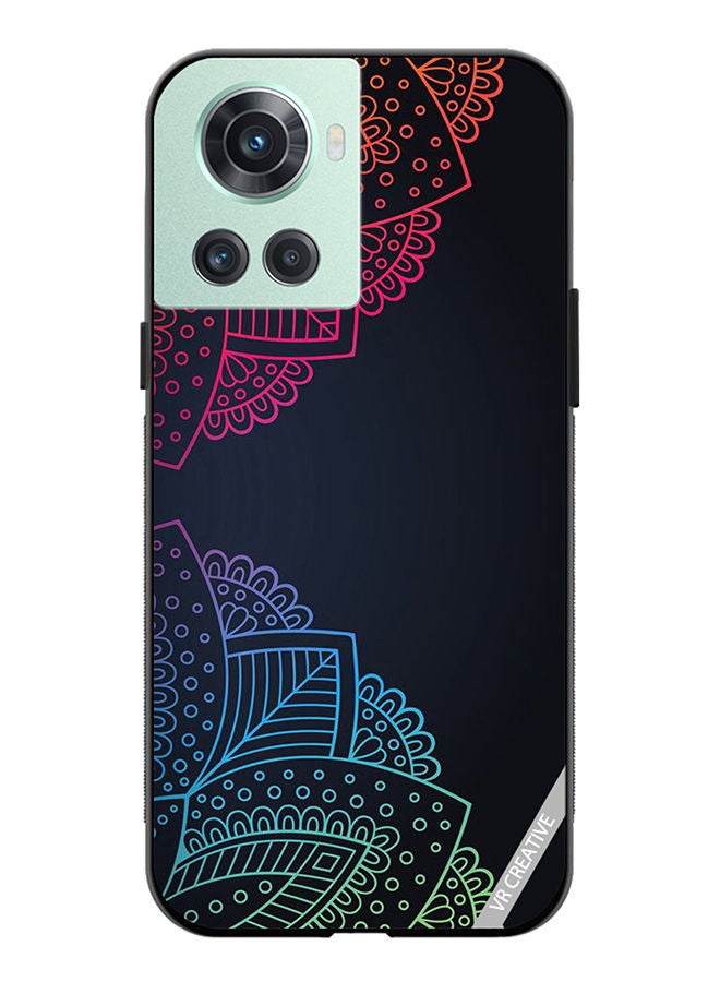 VR CREATIVE Protective Case Cover For OnePlus 10R Mandala Design Multicolour - Image 1