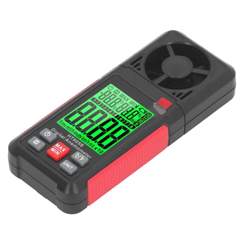 Digital Anemometer Handheld Wind Speed Meter with 2 26 Inch LCD Screen for Sailing Surfing - Image 5