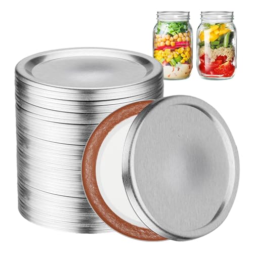SKERYBD 36 PCS Regular Mouth Canning Lids, Lids for Mason Jar, Split-Type - Image 1