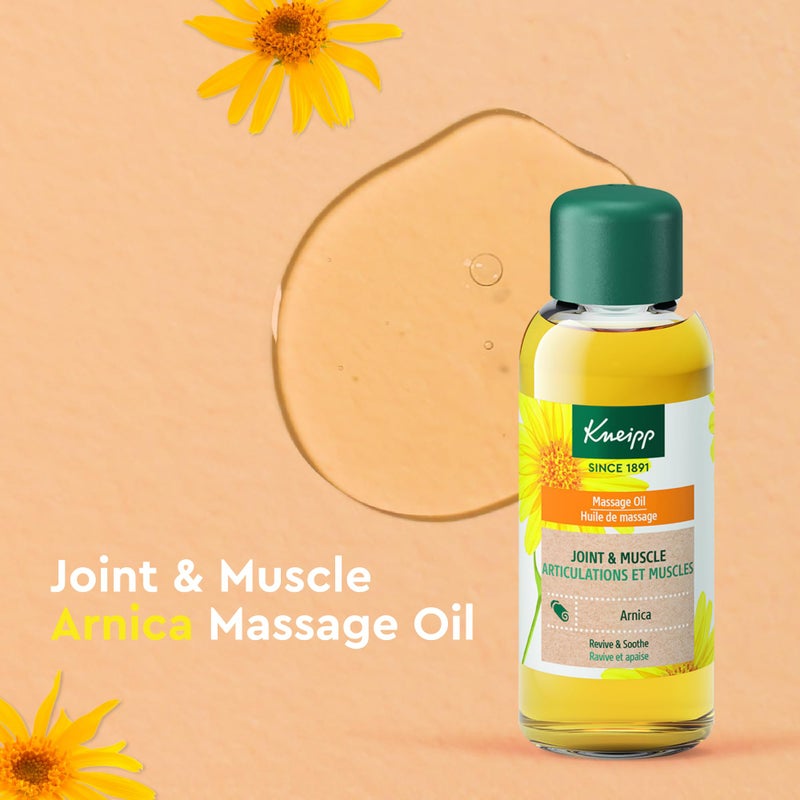 Kneipp Joint & Muscle Arnica Massage Oil - 3.4 fl oz - Good for Achy Joints & Sore Muscles - Vegan - Image 2