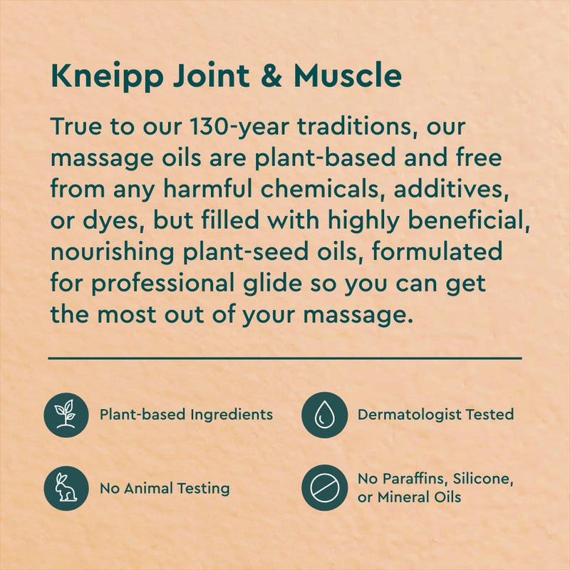 Kneipp Joint & Muscle Arnica Massage Oil - 3.4 fl oz - Good for Achy Joints & Sore Muscles - Vegan - Image 5