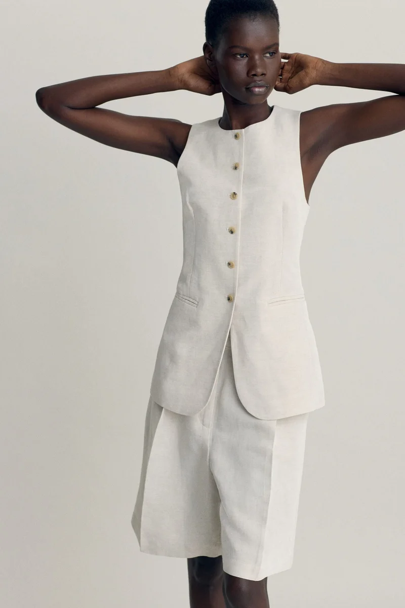 H&M Long suit waistcoat