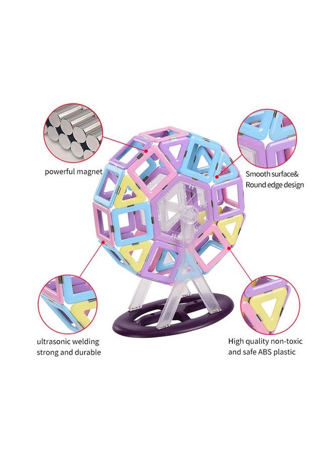 Arabest مكعبات بناء مغناطيسية مكونة من 76 قطعة - Image 4