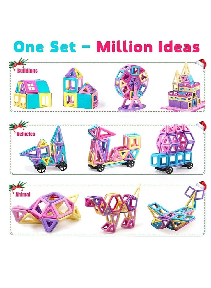 Arabest مكعبات بناء مغناطيسية مكونة من 76 قطعة - Image 5