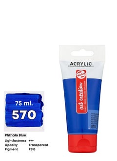 Talens Talens ART CREATION-ACRYLIC 75ml BLUE PHTHALO No.570  - Image 1